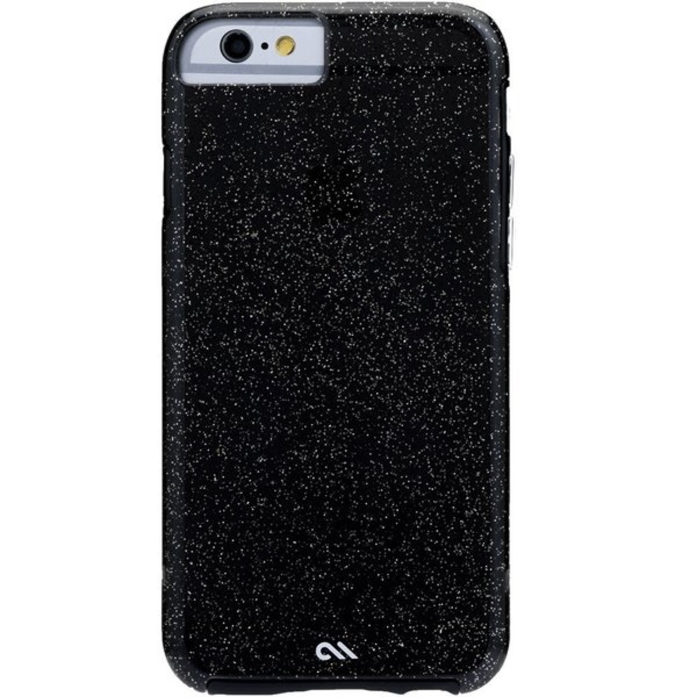 NWT iPhone 6/6s Casemate Black Glitter Sheer Case